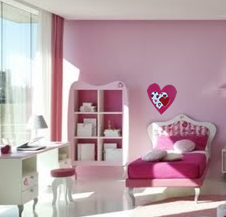 Dormitorio con corazon